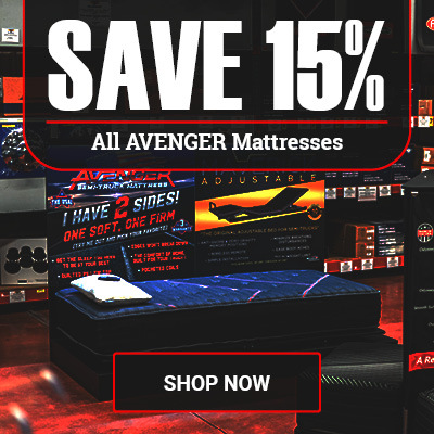 Save 15% on All Avenger Mattresses at 4 State Trucks – Premium Comfort and Support for Semi Truck Sleepers