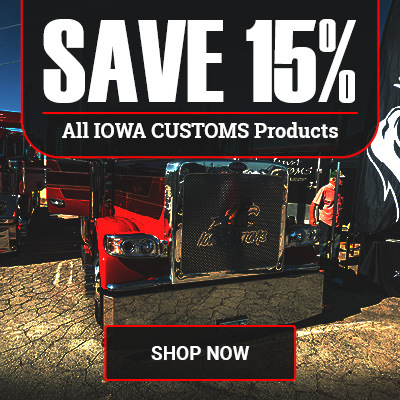 Save 15% on All Iowa Customs Products at 4 State Trucks – High-Quality Chrome and Accessories for Semi Trucks