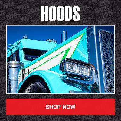 Shop semi truck hoods – huge mats sale up to 20% off at 4 State Trucks