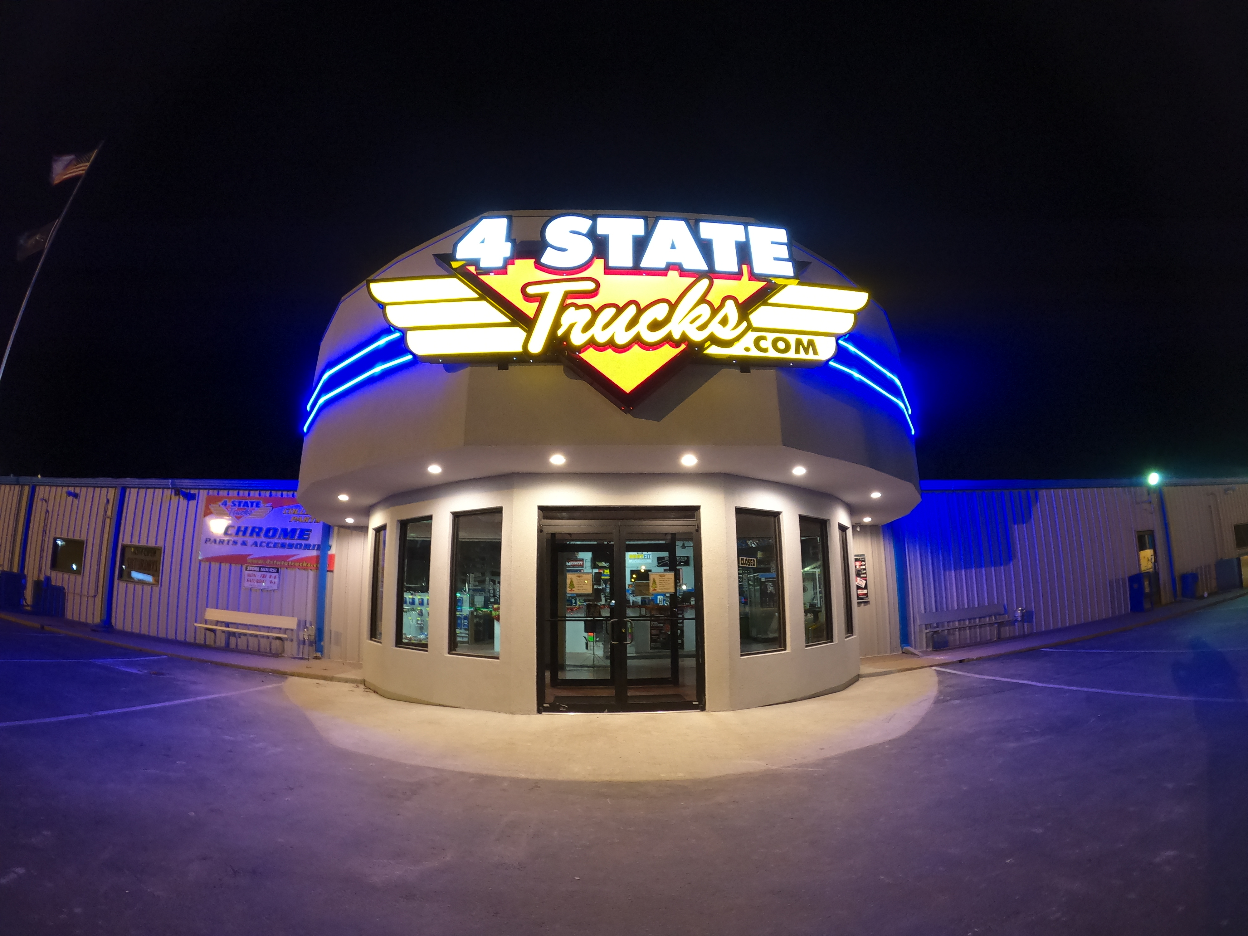 Former 4 State Trucks salvage department in Joplin, replaced with expanded aftermarket and mechanical truck parts inventory