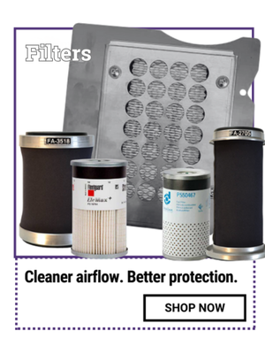 Truck air filter for semi trucks and big rigs to protect engine and improve airflow