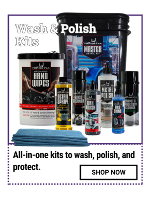 Truck wash and polish kit for semi trucks and big rigs