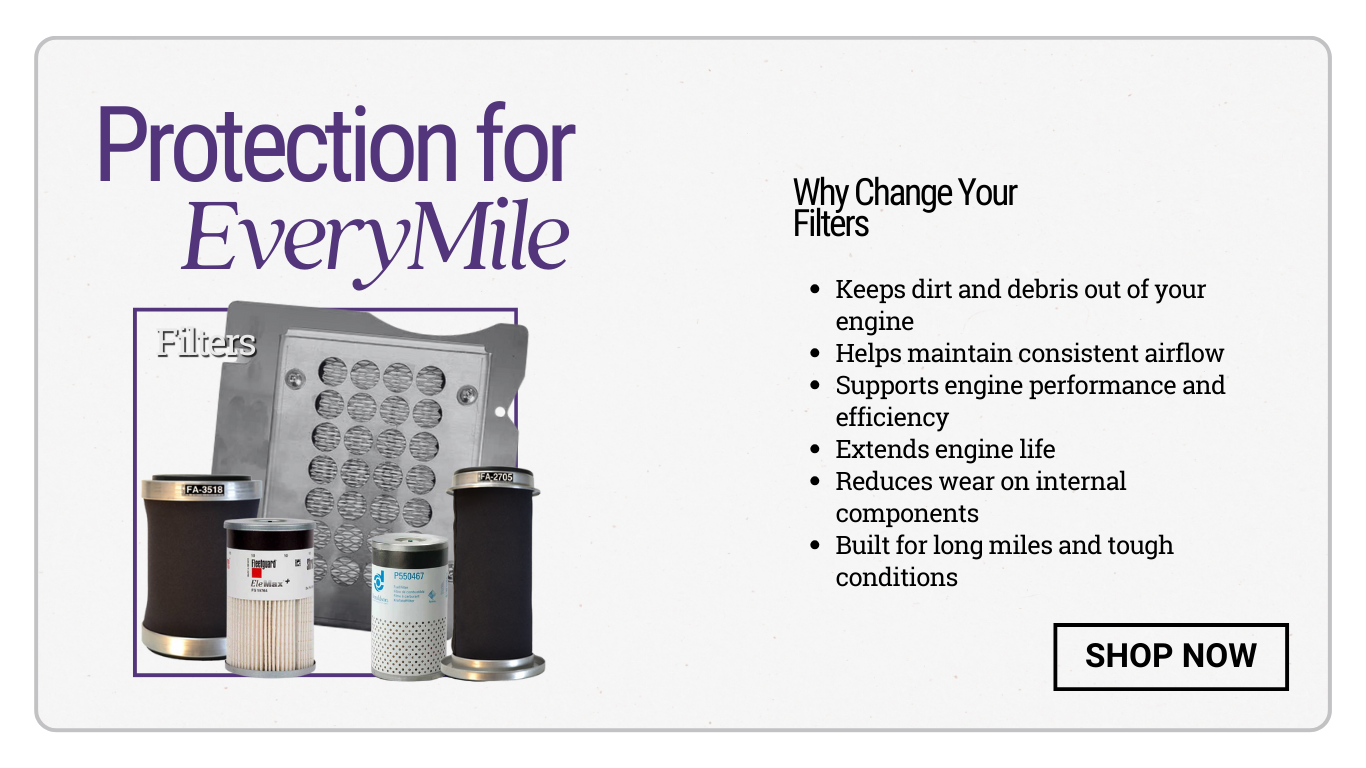 Truck air filter for semi trucks and big rigs to protect engine and improve airflow