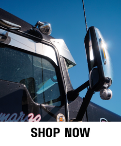 Heated truck mirrors for improved visibility in snow and ice