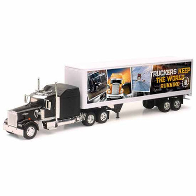 CSM 1:32 Scale Peterbilt 379 W-DD Tri Axle Trailer & Tracker