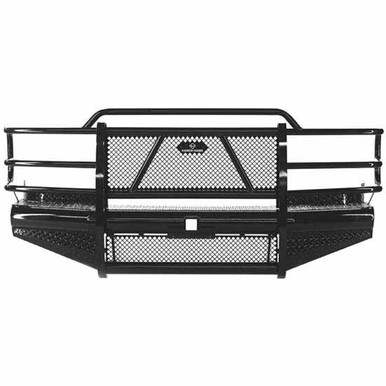 Legend Series Black Steel Front Bumper W/ Grille Guard, Fog