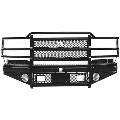 Legend Series Black Steel Front Bumper W/ Grille Guard, Fog Light