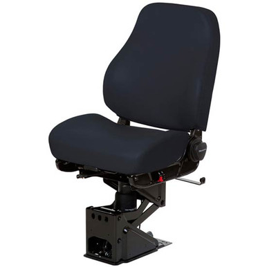 Legacy LO Seat (Black Leather) Mid Back w/ Arms 188598MW61 - Seats Inc. -  Big Rig World