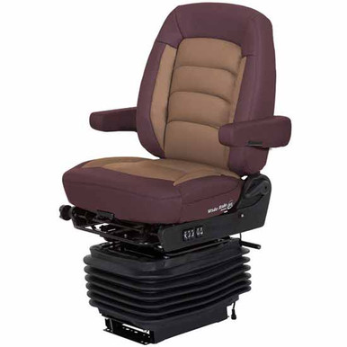 Black Ultraleather Atlas II Elite Deluxe High Back Seat Standard