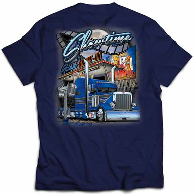 【2plan】Salted Truck Vintage Short Sleeve T-Shirt Asphalt Pirate Short Sleeve T-Shirt - 4 State Trucks