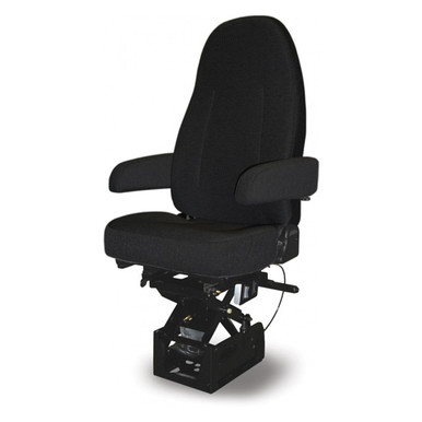 Black Ultraleather Atlas II Elite Deluxe High Back Seat