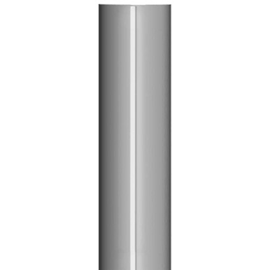 7 Inch OD Flat Top Exhaust Stack - Straight Cut By Lincoln Chrome - 4 ...