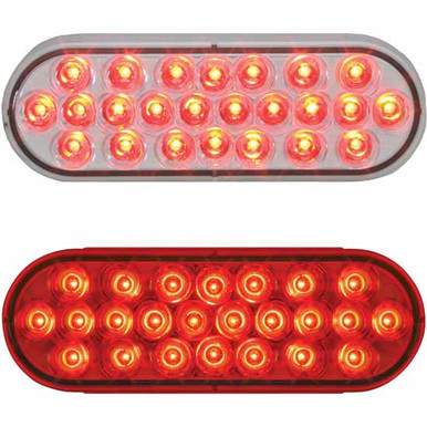 Partsam 10Pcs 3.8" Thin Amber 6LED Side Marker Clearance Lights