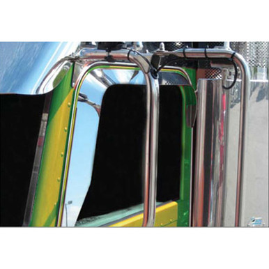 2006 and Up Peterbilt 379 389 386 388 Window Chops 6 Inch Set