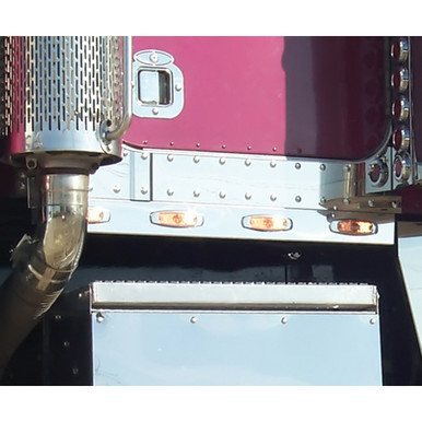 Scuffed Panel Lower Scuff Panel W/ Dimples For Peterbilt 359 - 4 State Trucks