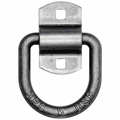 Telecom 2 Inch D Rings 1/2 Inch Forged D-Ring W/ Bolt On Bracket - 2 Hole - 4 State Trucks