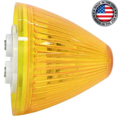 Amber LED Side Marker Light W/ Chrome Bezel - 4 State Trucks