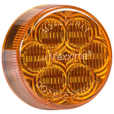 Amber LED Side Marker Light W/ Chrome Bezel - 4 State Trucks
