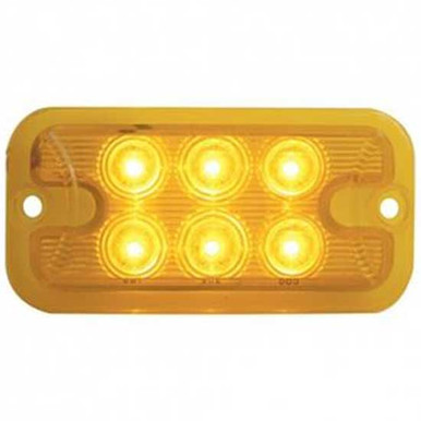Pair Clear LED Turn Signal Lights Fit For KW Kenworth K300 T300
