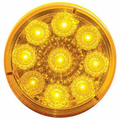メル53915様用 Amber LED Side Marker Light W/ Chrome Bezel - 4 State Trucks