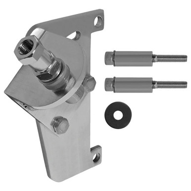 Stainless Steel CB Antenna - Light Mounting Bracket For