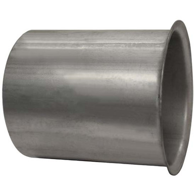 Aluminized Steel Flared Exhaust Adapter 5 OD X 6 Inch - T5886 For