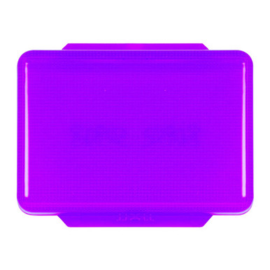 Grand General Purple Dome Light Lens — Rectangular, Fits Peterbilt 375/377/379, 2-7/8" Long, GG#83093