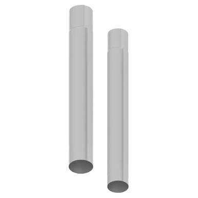 8 X 52 Inch Elite Chrome Exhaust Spool With Tapered Top Replaces 24ZPX ...