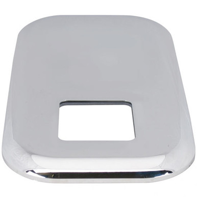 パーマン Chrome Shift Plate Cover fits Peterbilt Trucks - Fits OEM