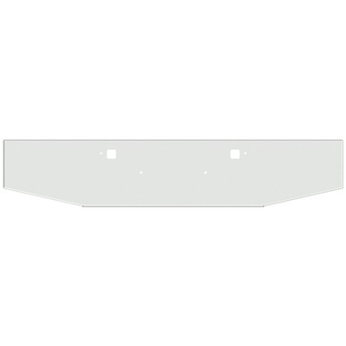 16 Inch Chrome Standard Rolled End Bumper, 7 Gauge For