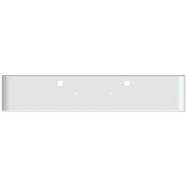16 Inch Chrome Standard Rolled End Bumper, 7 Gauge For