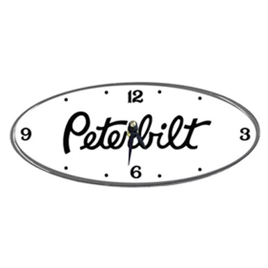 Peterbilt Clock Large Peterbilt Logo Clock - 12 Inch - 4 State Trucks