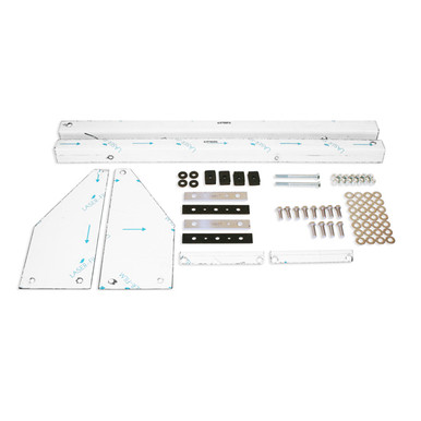 Stainless Steel Medium Sleeper Wing Mounting Kit For Freightliner With 70  Inch Mid Roof