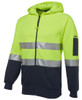 JB's HI VIS (D+N) FULL ZIP FLEECY HOODIE 6DNH