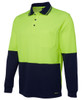 JB's HI VIS L/S COTTON BACK POLO 6HPL