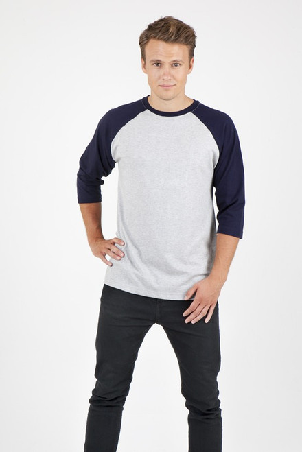 Ramo Mens 3/4 Sleeve Raglan T-Shirt T343RG