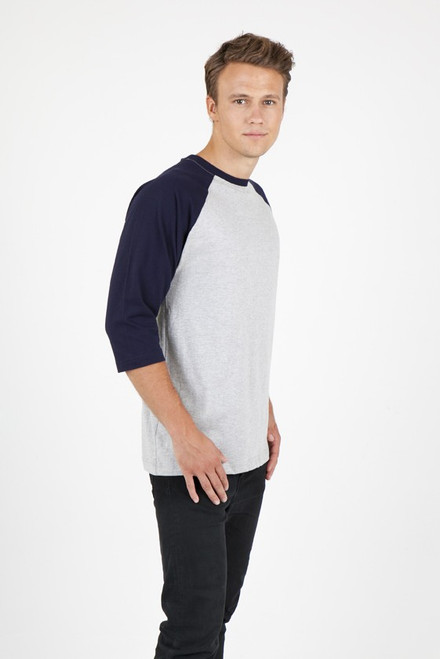 Ramo Mens 3/4 Sleeve Raglan T-Shirt T343RG