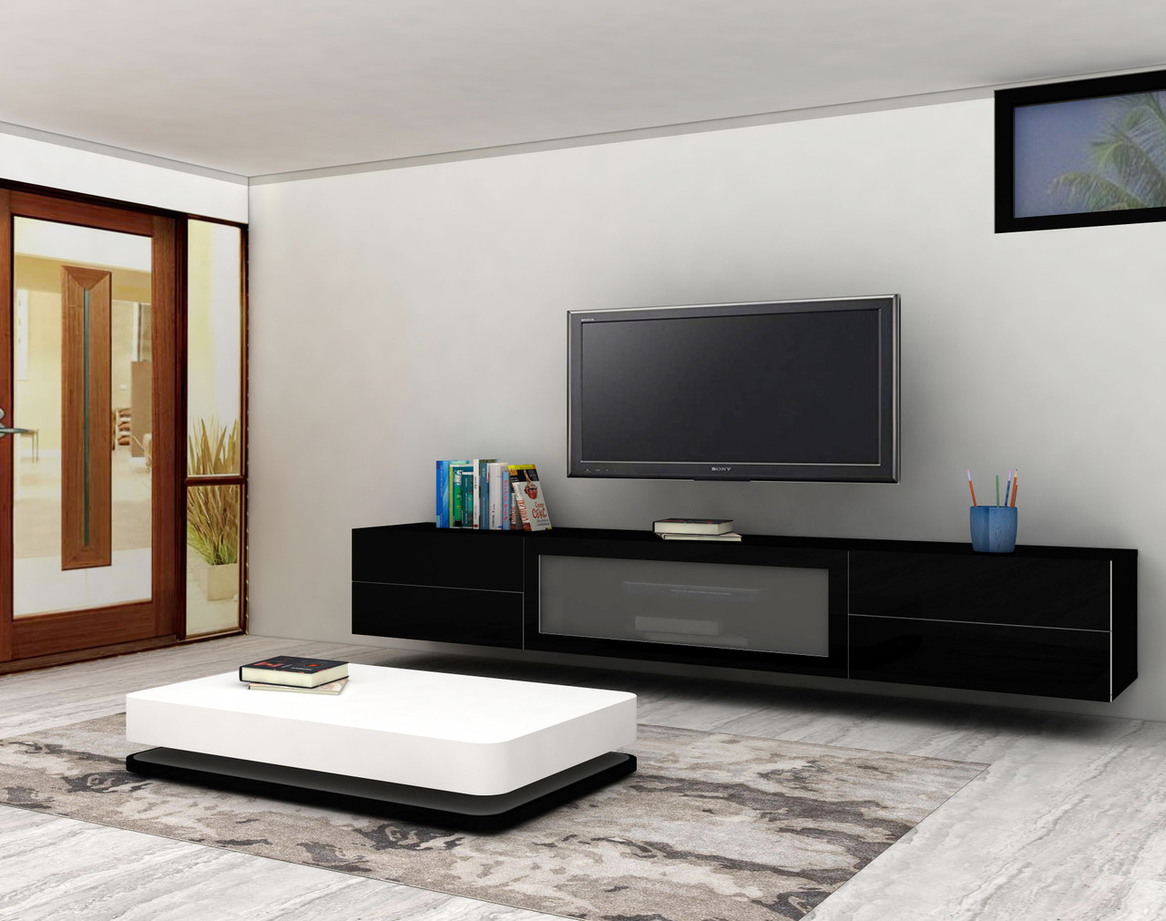 Melbourne Floating TV Entertainment Unit JUST MODERN FURNITURE