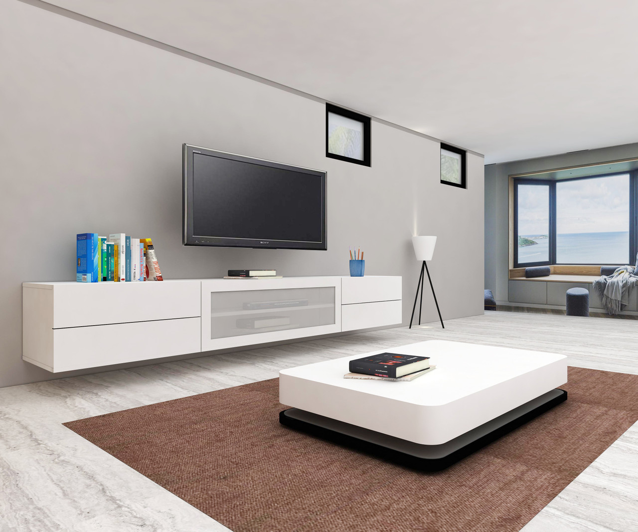 Melbourne Floating TV Entertainment Unit JUST MODERN FURNITURE