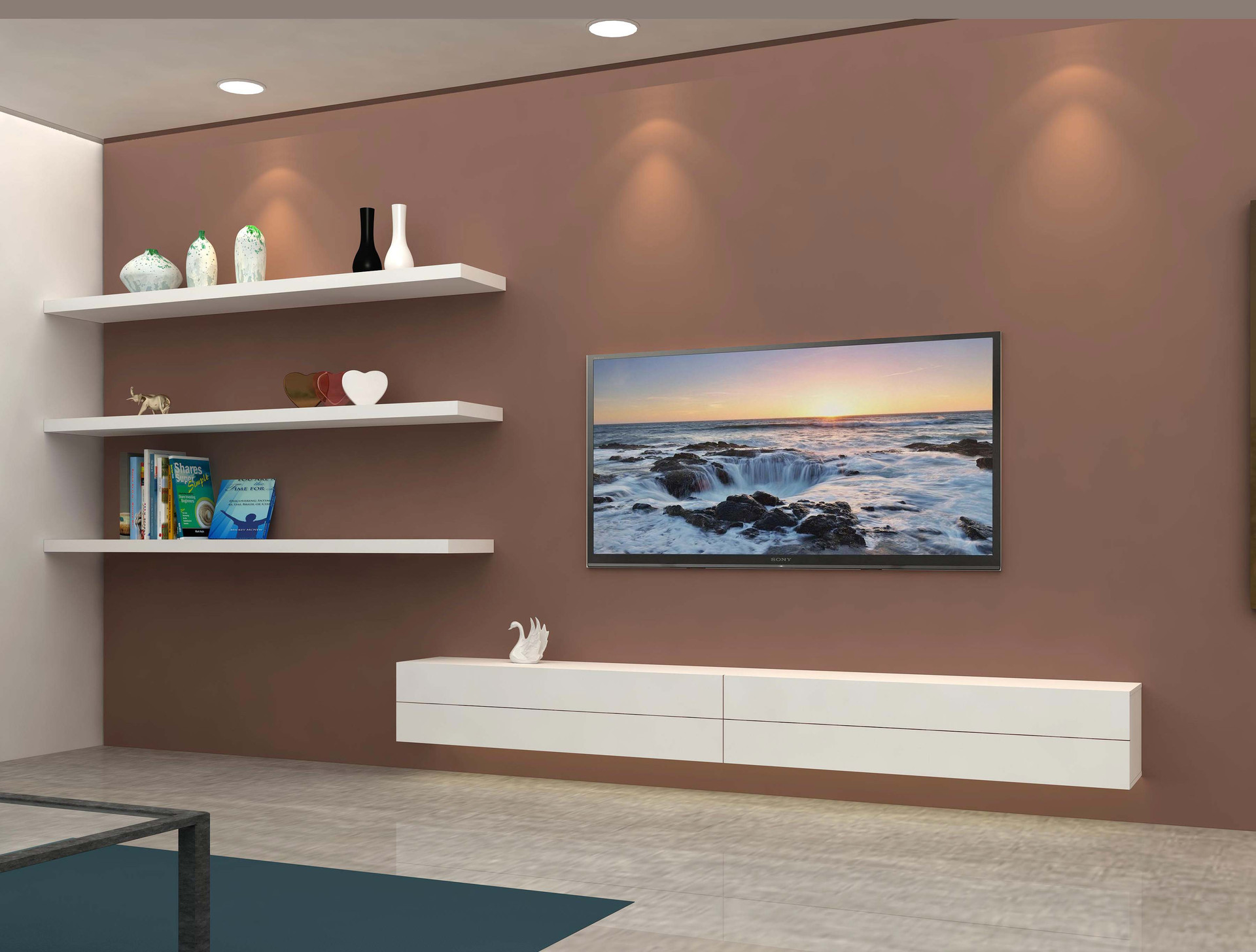 Buy Canberra Floating TV Entertainment Unit Online Just Modern Furniture