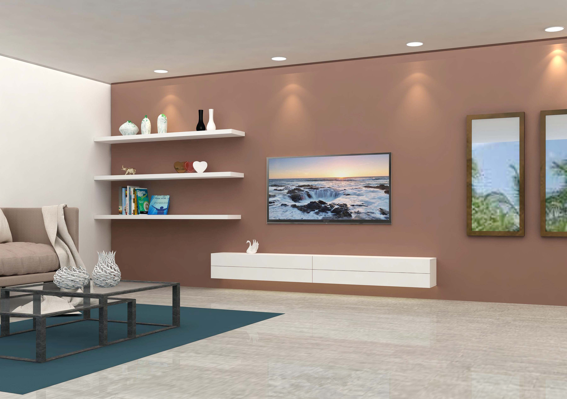 Buy Canberra Floating TV Entertainment Unit Online Just Modern Furniture