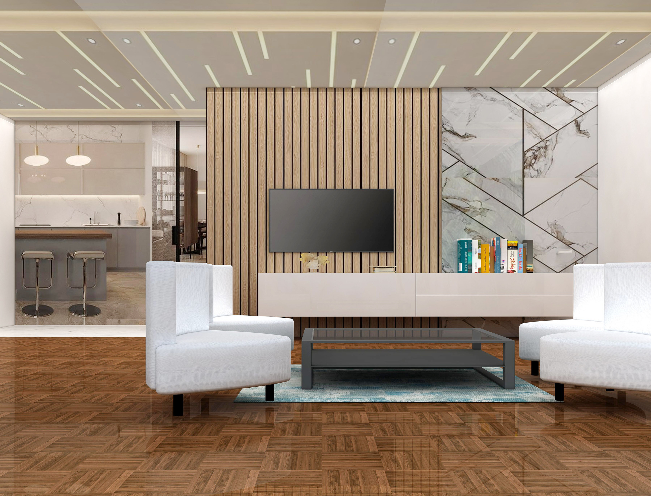 Buy Gold Coast Floating TV Entertainment Unit Online Just Modern