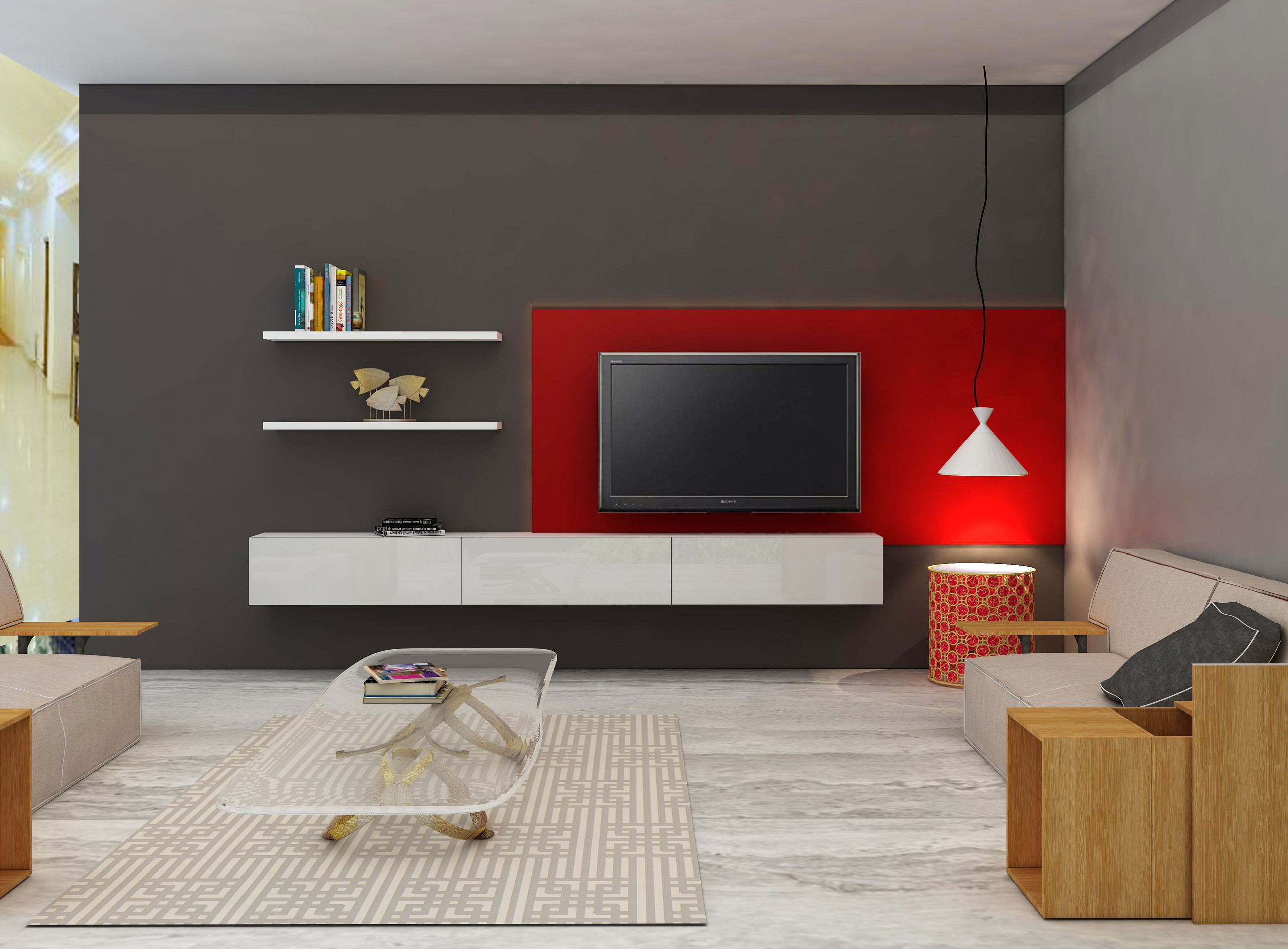 Buy Adelaide Floating TV Entertainment Unit Online Just Modern Furniture
