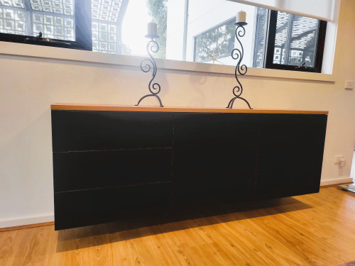 Darwin Black Sideboard Buffet