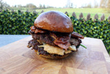 Beef Wellington and Turkey Christmas Burgers