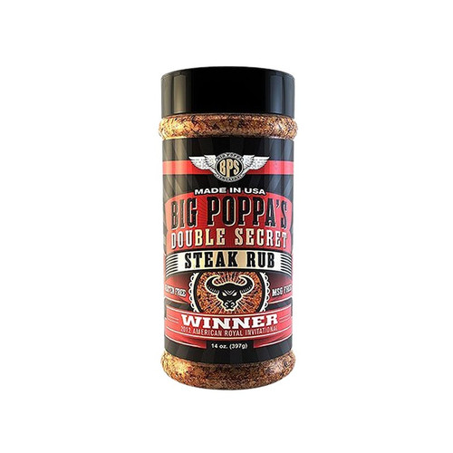 Big Poppa Smokers 'Double Secret' Steak Rub - 198g (7oz)