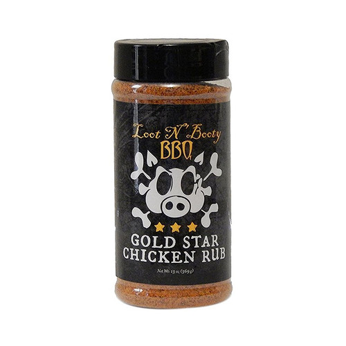 Loot N Booty 'Gold Star' Chicken Rub - 368g (13 oz)