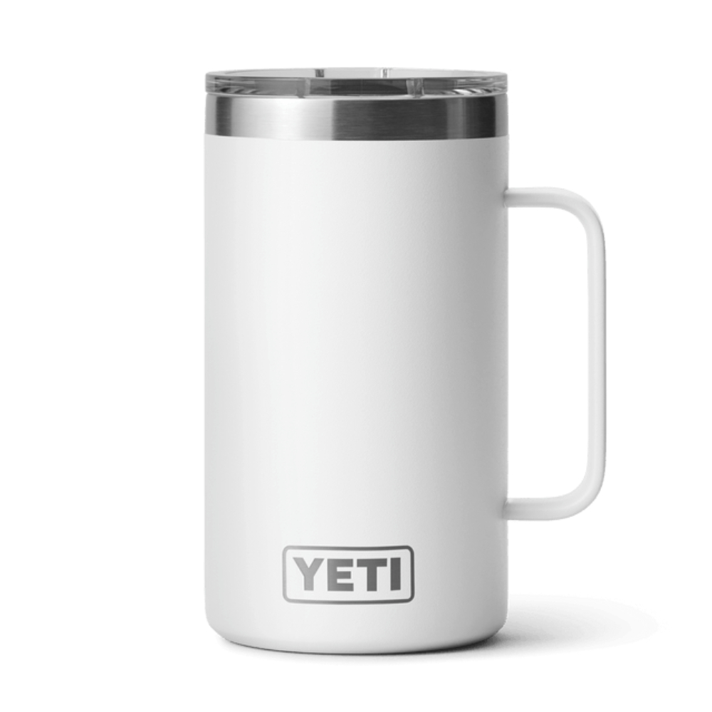 YETI　Mug　Rambler　White　24　Oz　Mag　Slide