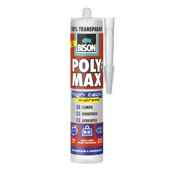 Bison Polymax High Tack Express Transparant