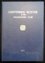 CENTENNIAL ROSTER OF THE SALMAGUNDI CLUB - 1972